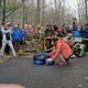 Gary Robbins collapsed; his wife pleading. Photo credit: Seth Wolpin